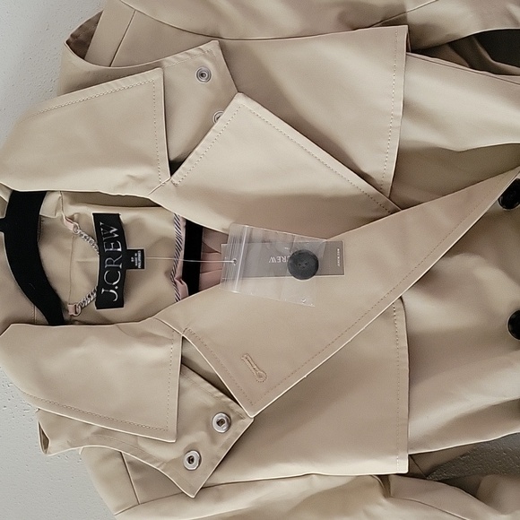 J. Crew New Icon Trench Coat #BF456- Vintage Khaki - Picture 7 of 12